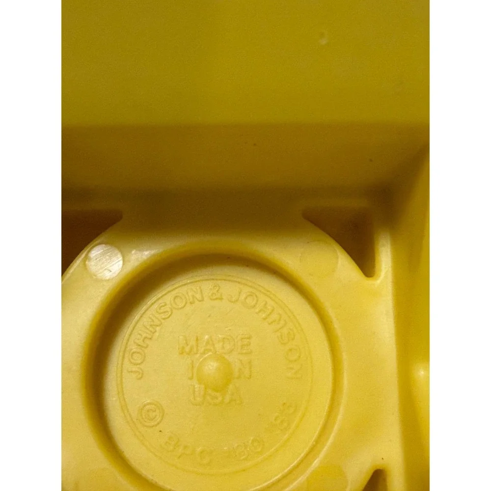 Vintage 1983 Johnson & Johnson Stack & Fit School Nesting Toy‎ Set Made in USA